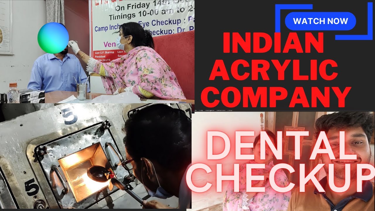 Indian Acrylic Limited called us to do a Dental Checkup Saksham