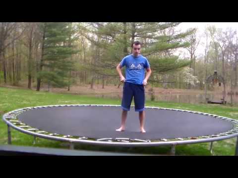 Come fare un arabo / backflip 180 sul trampolino Trey Massimo