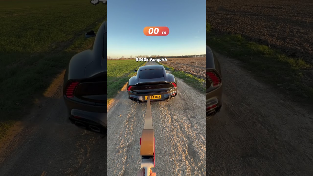 $440k Aston Martin Vanquish vs Roll of Duck Tape 