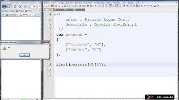 Universidade XTI - JavaScript - 28 - Objeto Array  Associativo e Multidimensional