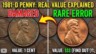 1981-D Lincoln Penny Worth Thousands Old & Damaged Coin Value Revealed!