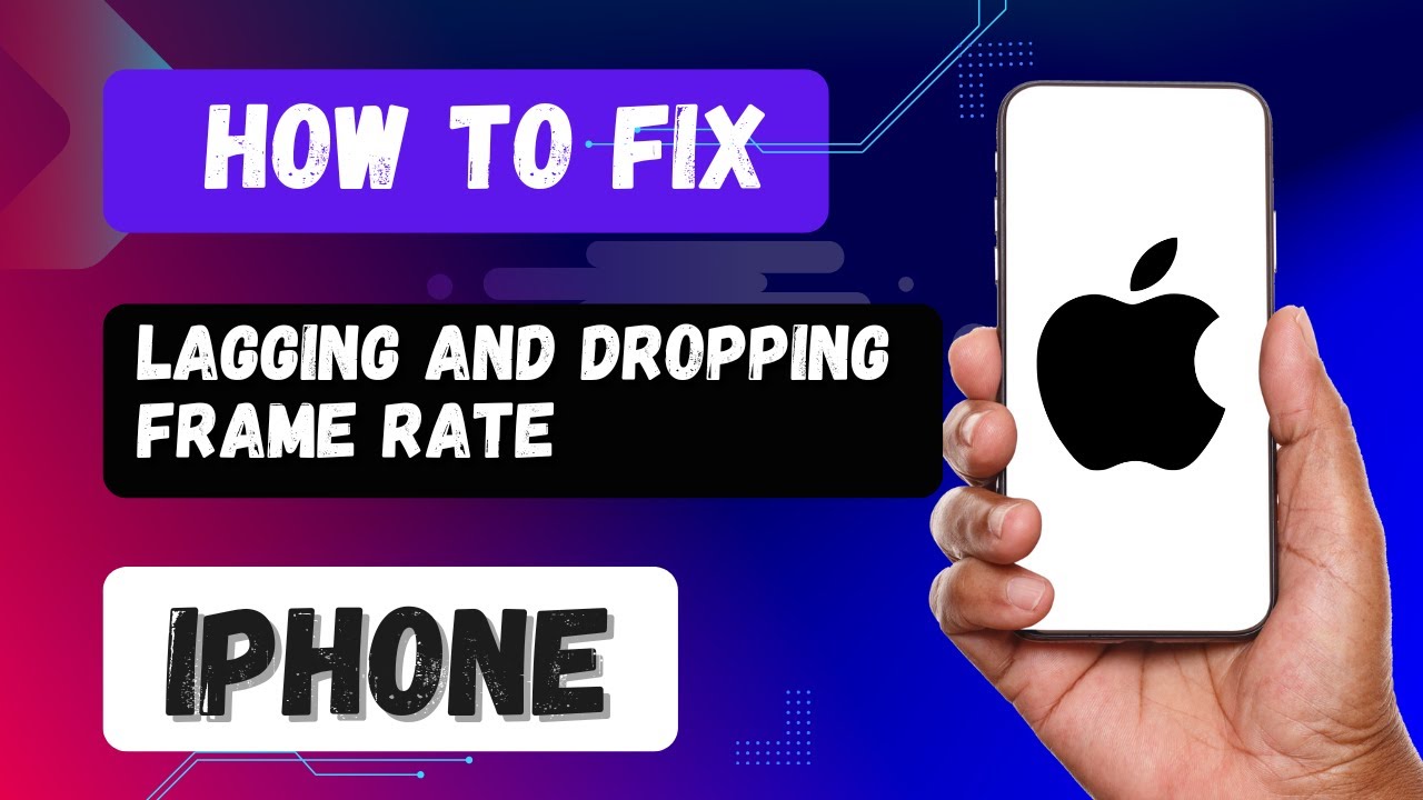 How to Fix Lagging And Dropping Frame Rate on iPhone - YouTube