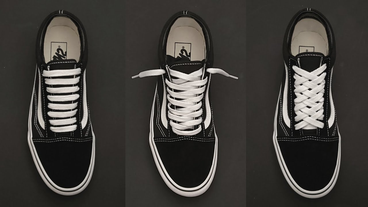 How to Lace Vans Old Skool (Cool Way 
