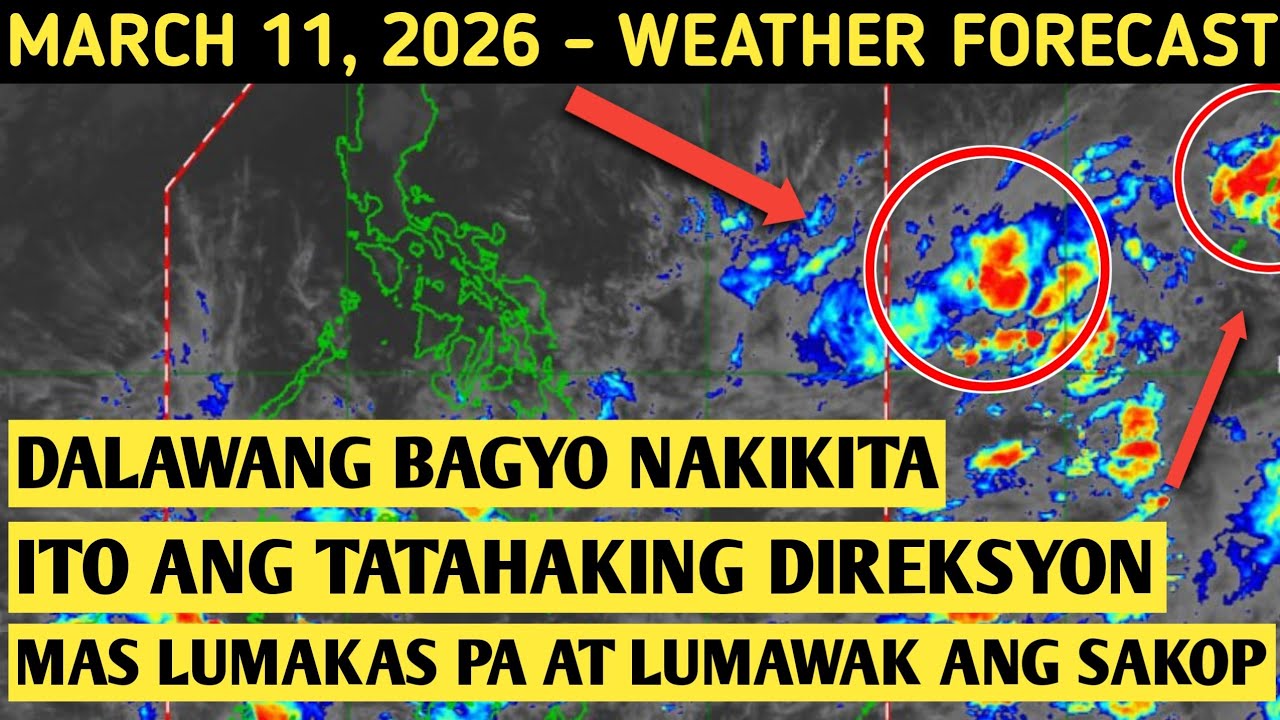 MARCH 11, 2026! MAGHANDA MALAKAS NA BAGYO SA SILANGAN NAG IBA NG DIREKSYON! LUGAR NA APEKTADO ALAMIN