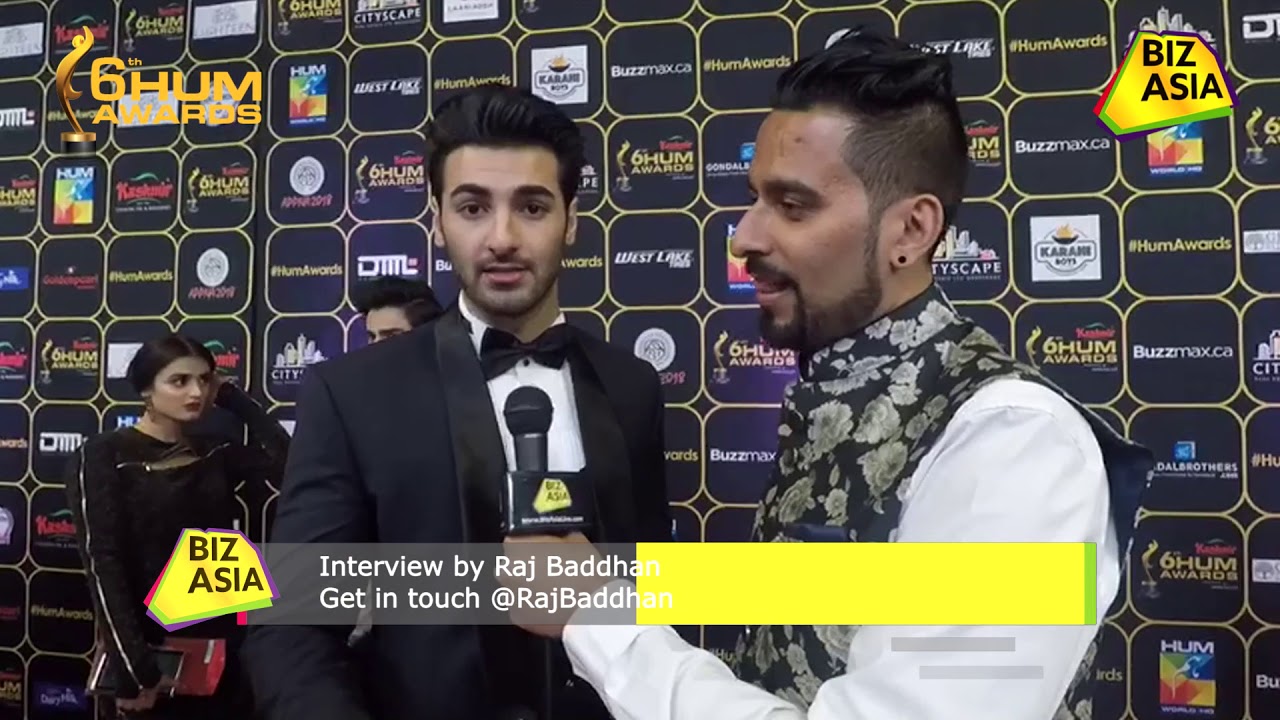 BizAsia meets Arslan Butt at the Hum Awards 2018 Red Carpet