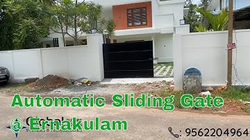 Automatic Sliding Gate installed at Ernakulam, Kerala | Remote Controlled Gate | 📞9562204964