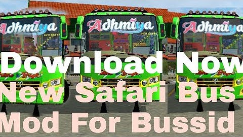 New Safari (BMR) Mod For Bussid Download Now Gaming With Basil