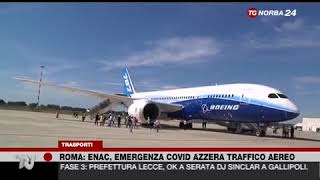 29/07/2020 - TG NORBA 24 - h.18.30 - Presidente ENAC Zaccheo traccia bilancio del traffico aereo