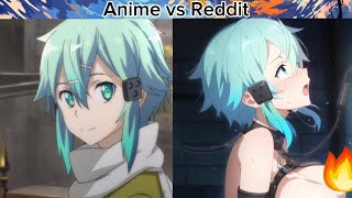 Anime vs Reddit🌚🌚Sword Art Online Girl🌚🌚The Rock Reaction Meme🌚🌚Mizohent93