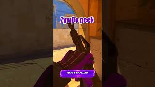 ZywOo peek Mirage CS2 #cs2 #csgo #faceit