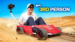 I Built Mario Kart in Real Life (3rd Person)