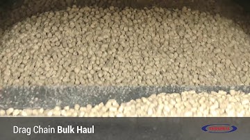 Ledwell Drag Chain Bulk Feed Trailer at Work