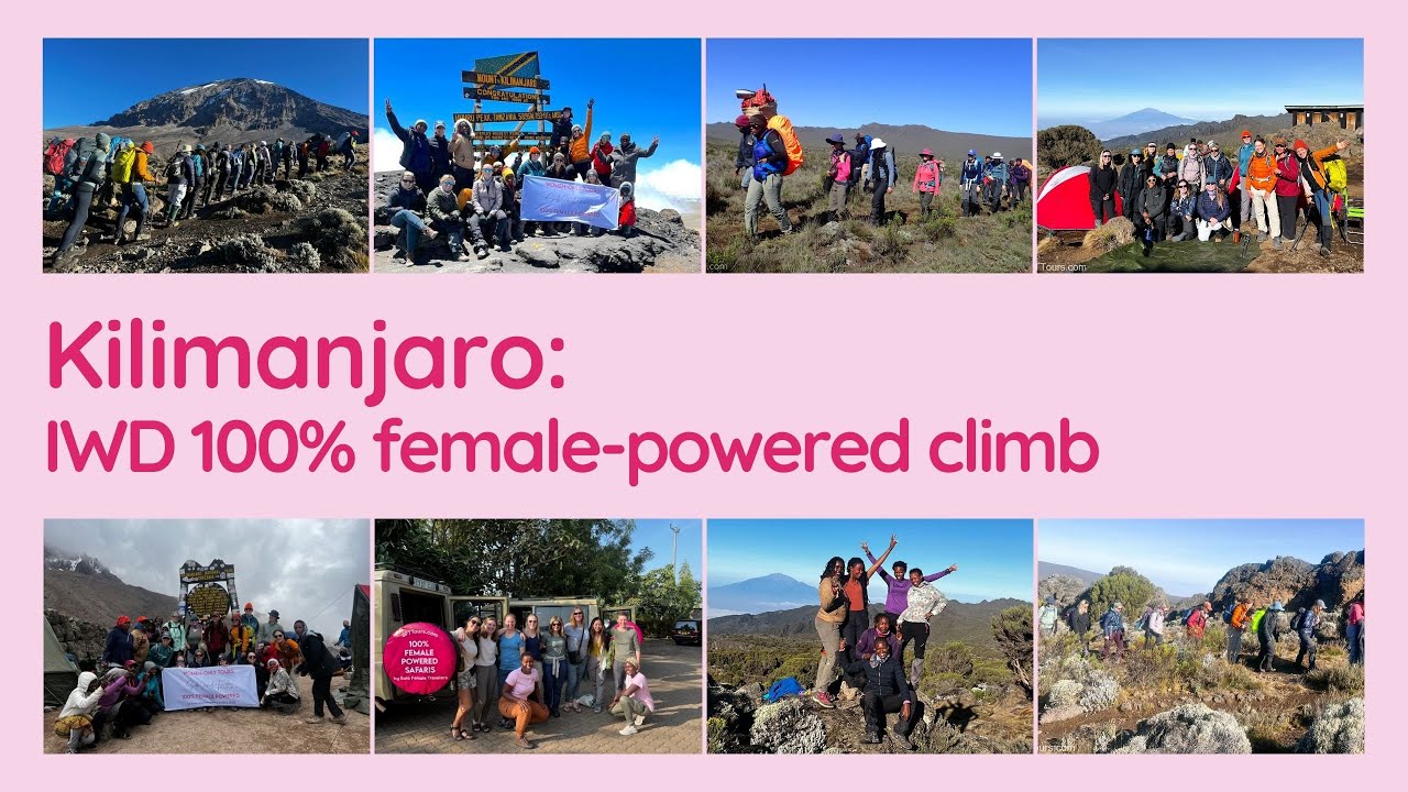 Kilimanjaro womenonly climb YouTube