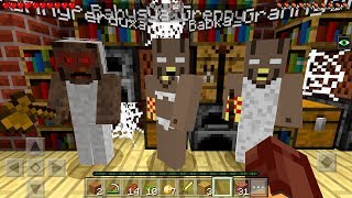 : THREE GRANNY IN MY HOME  MINECRAFT PE POCKET EDITION ANIMATION on the server