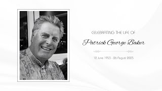 Memorial Service for Patrick Baker | 4 September 2025 - 10:00 AM SAST