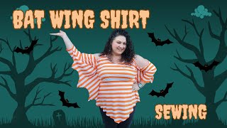 Sew Along Making a Halloween Bat Wing Shirt for the Perfect Fit!