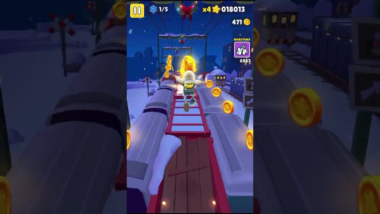 Playing subway surfers again