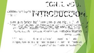 Vídeo Rubrica 2.1 Tipos de Datos. Excel 2010