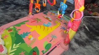 Dinosaur Baby Play Gym Review | Musical Tummy Time Mat for Infants