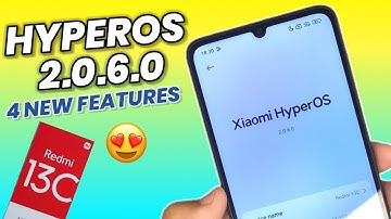New Update ✨ HyperOS 2.0.6.0 Update Received for Redmi 13C | 4 New Features Added in Redmi 13C