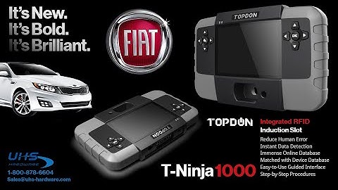 Fiat 500 (AKL) Smart Key Programming using T-Ninja 1000 Programmer