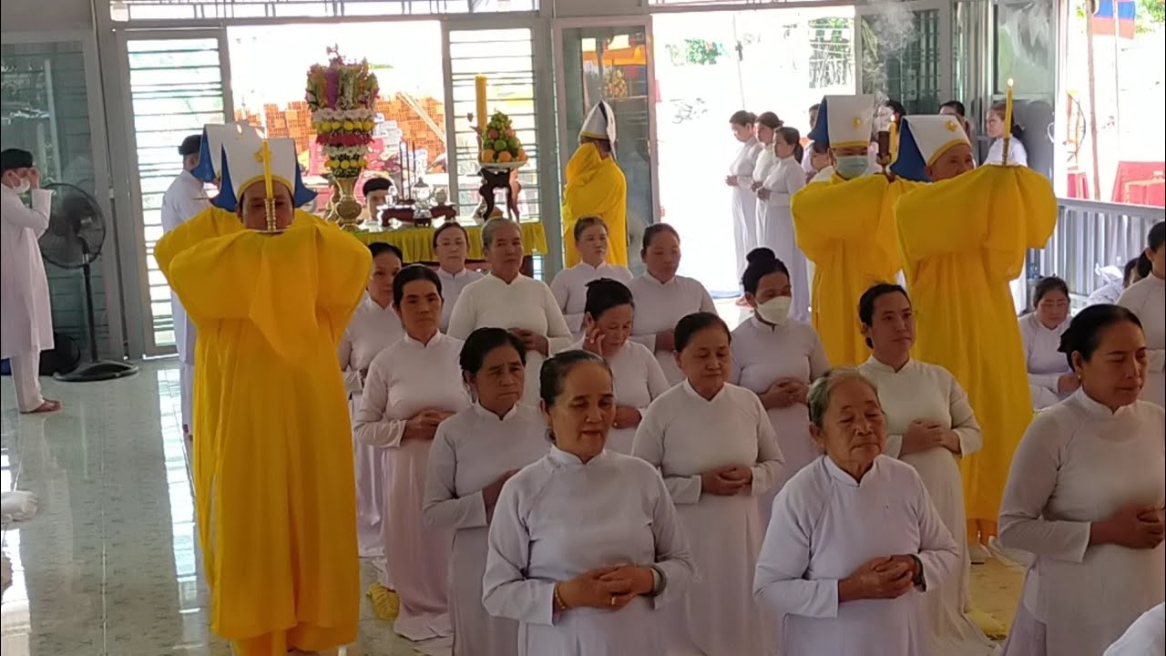 Cúng đàn Điện thờ Phật mẫu Họ đạo Xã Thạnh Đức Gò Dầu Tây Ninh