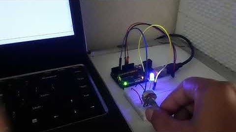 Reading analog signal and PWM output- Programming Arduino using Matlab 3