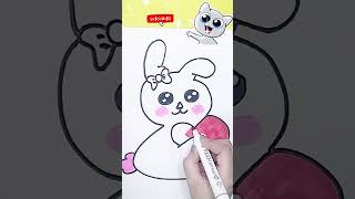 رسم أرنب|كيفية رسم أرنب لطيف |Drawing a rabbit |How to draw a cute rabbit |Cute drawings