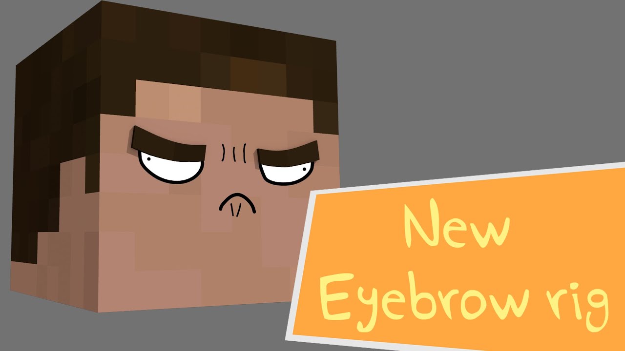 [Rig Test Blender] New eyebrow rig - YouTube