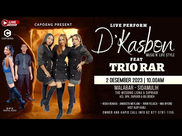 🔴 Live Siang D'KASBON Music | Wedding Reception Lisna & Supriadi | Sidamulih Sabtu, 2 Desember 2023 class=