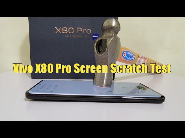Vivo X90 Pro Screen Scratch Test🔨🔨🔨 