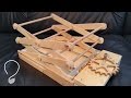 Homemade Scissor Lift (Using Wooden Gears)