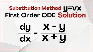 First Order Homogeneous Ordinary Differential Equations 2 | How to Solve First Order Homogeneous ODE