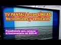 TV PANTALLA con LINEAS restauración de DISPLAY