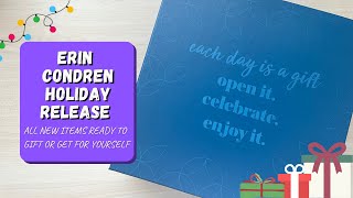 Erin Condren Holiday Release | NEW ITEMS! | Holiday gifts or gifts for yourself!