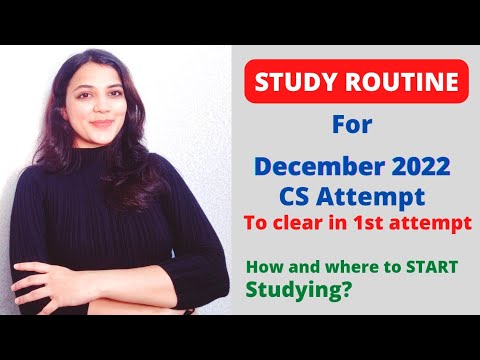 How to START STUDYING for December 2022 attempt for securing All India ...