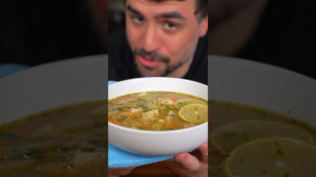 Лимонный куриный суп! #chickensoup #lemonchickenrecipe #souprecipes