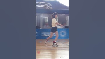 Roller #freestyleslalom - Princesse  China #rollerblading #rollerskate #artistique PSWC 2019 #Paris
