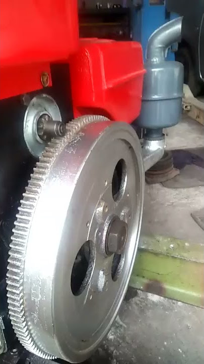 Modifikasi mesin diesel dongfeng menggunakan DINAMO STARTER