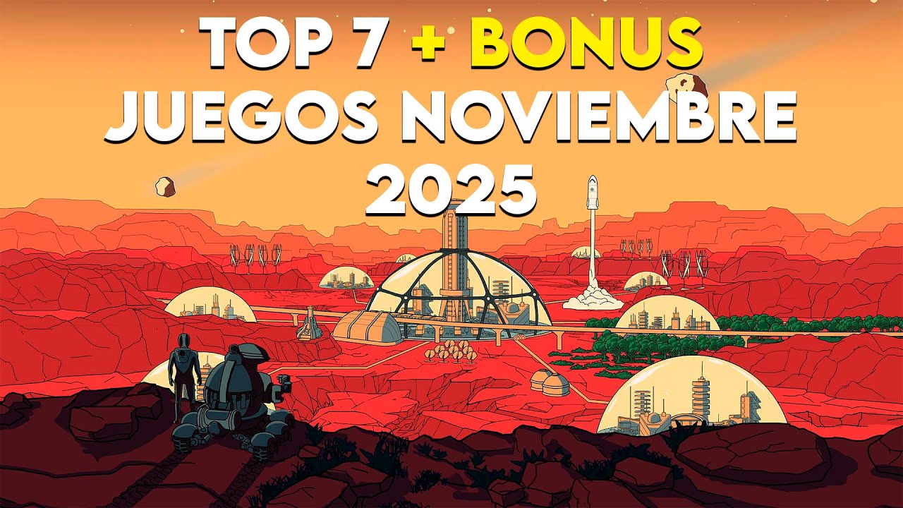 ¡Los mejores juegos de Noviembre 2025 que no te puedes perder!