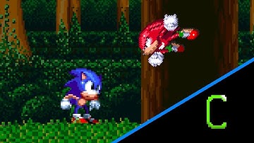 Sonic VS Knuckles 2 | sprite animation
