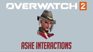 Overwatch 2 Second Closed Beta  Ashe Interactions + Hero Specific Eliminations