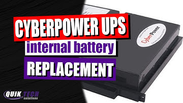 How To Replace CyberPower UPS Internal Battery