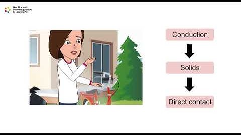 heat flow and thermal equilibrium #animated #animation