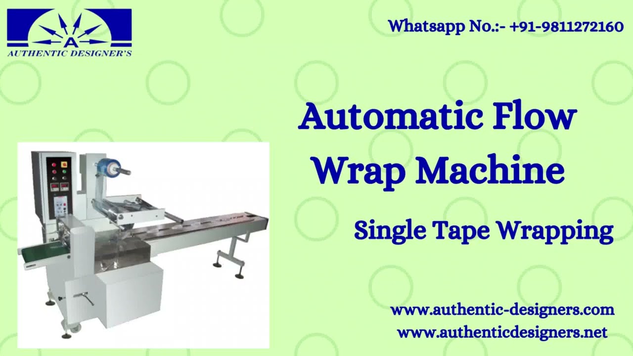 Automatic Flow Wrap Machine YouTube