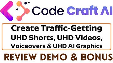 Code Craft AI Review Demo Bonus - Ultimate AI Video Creator