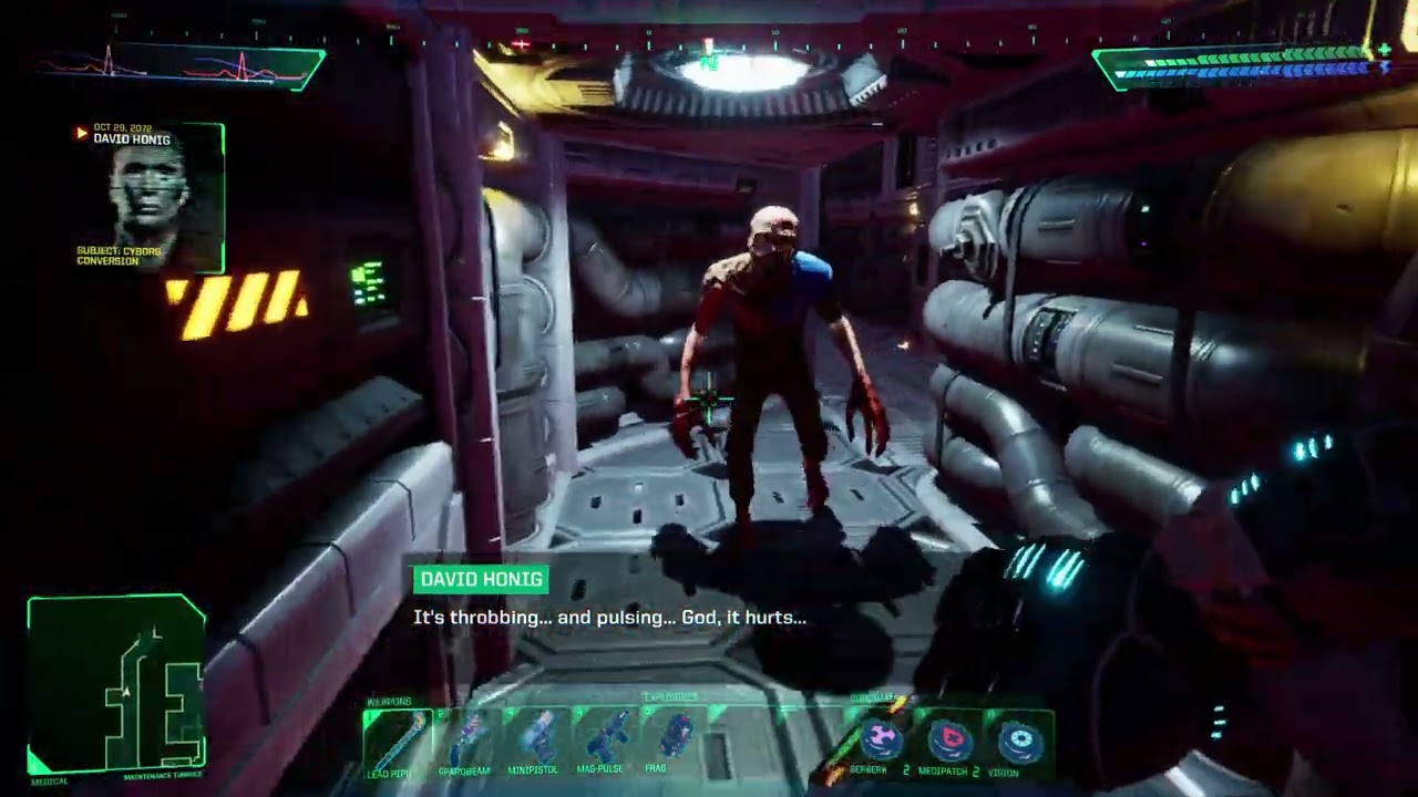 System Shock 2023 - Medical Bay: Monkey Wrench Location | David Honig and Karenn Ozark Audio Logs