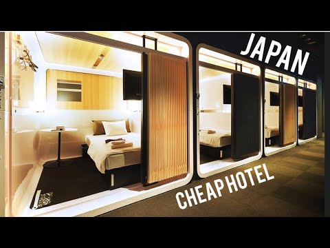 What a Japanese Capsule Hotel is Really Like | Osaka Japan