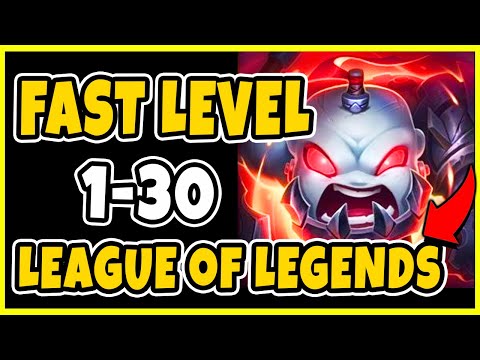 Create and level up league of legends account to level 30 by