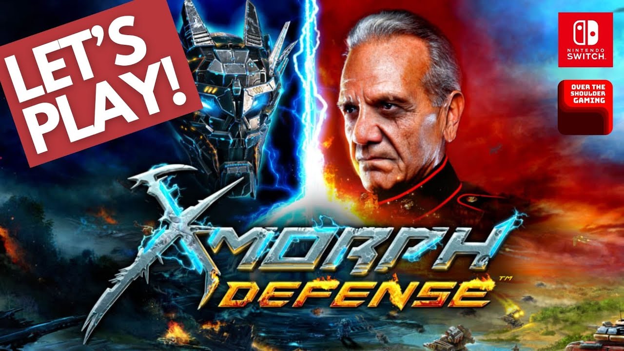 X-Morph Defense Gameplay on Nintendo Switch | Shoot 'em Up Tower Defense!